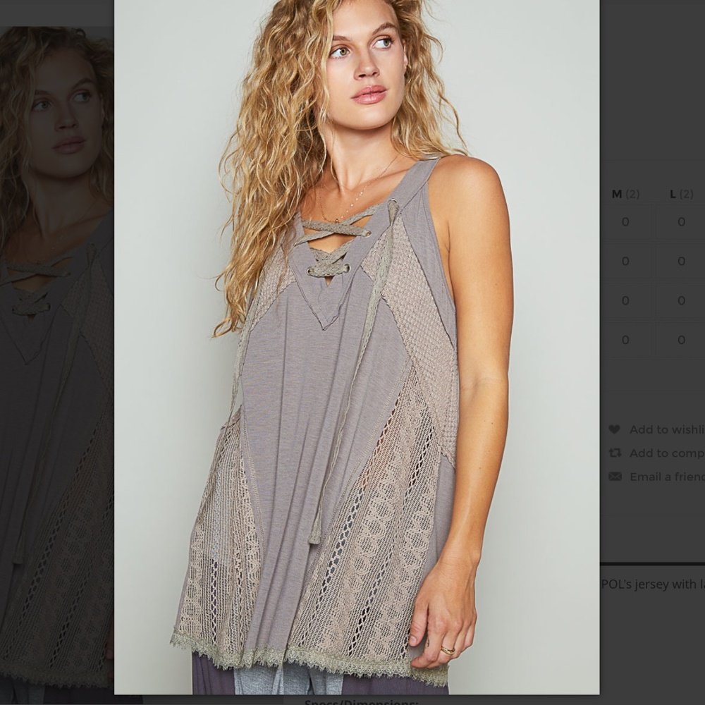 POL “ Railay Beach” POL Halter Neck Relaxed Fit Tank Top BR30